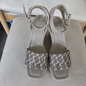 DKNY Beige Sandals for Women